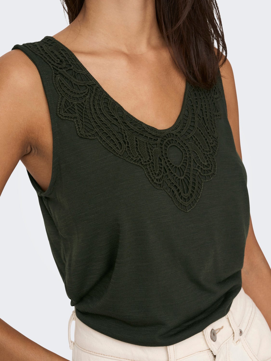 Crochet detail Top