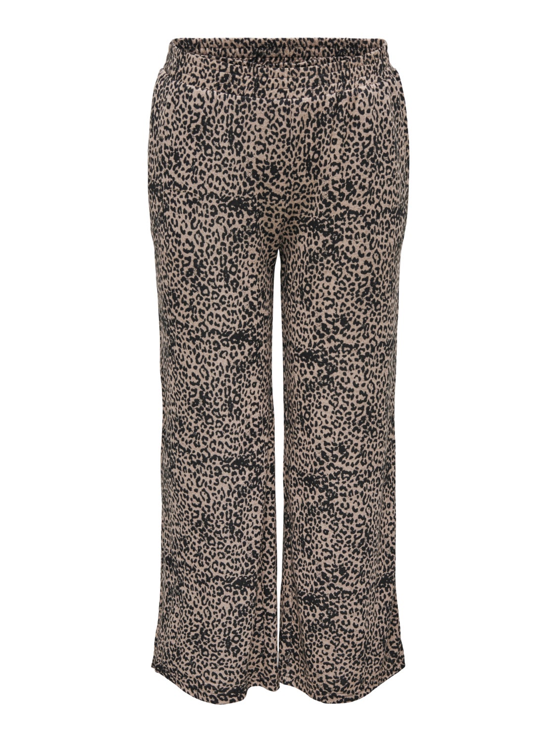 Curvy printed trousers