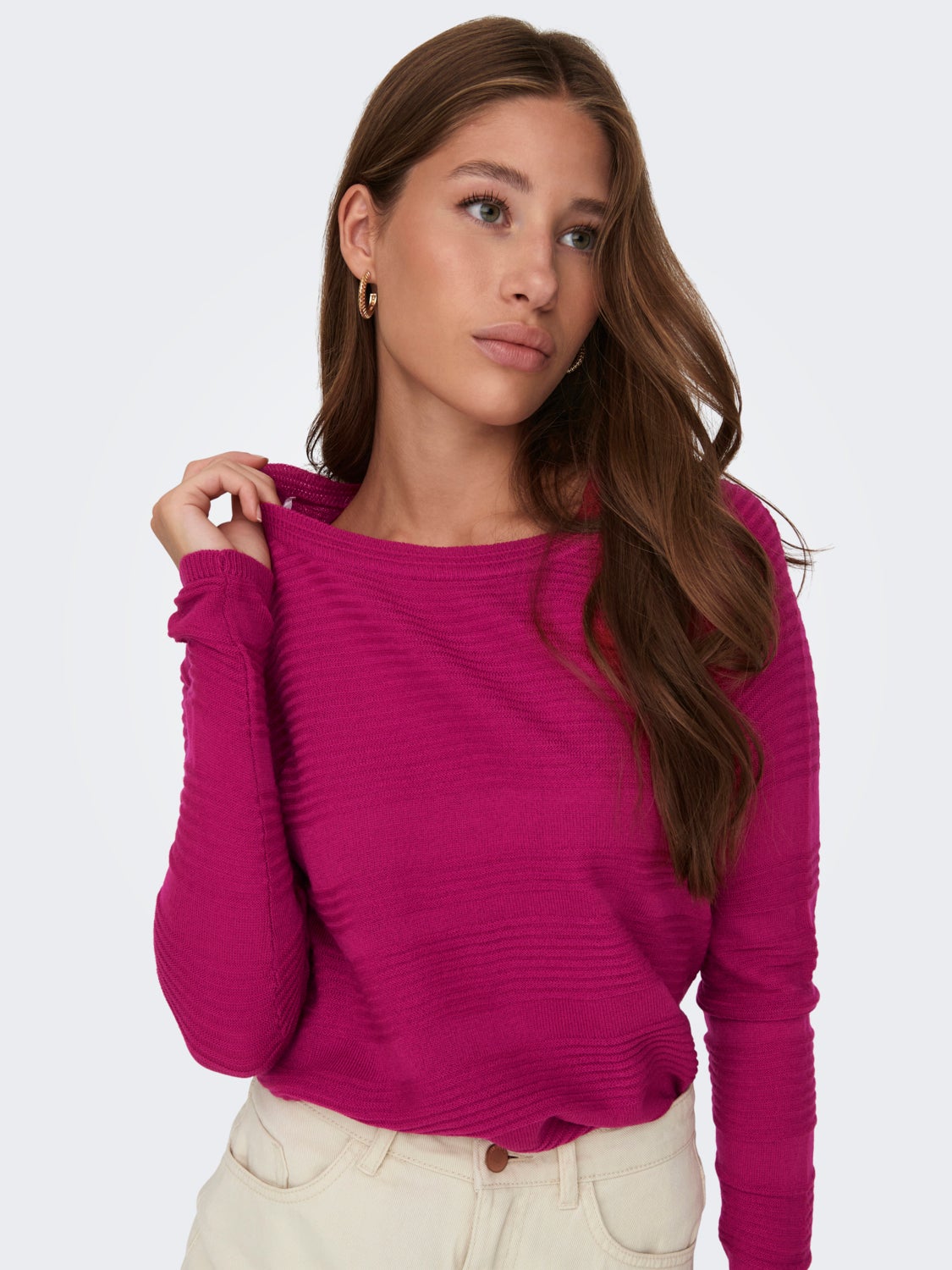 Texture Knitted Pullover