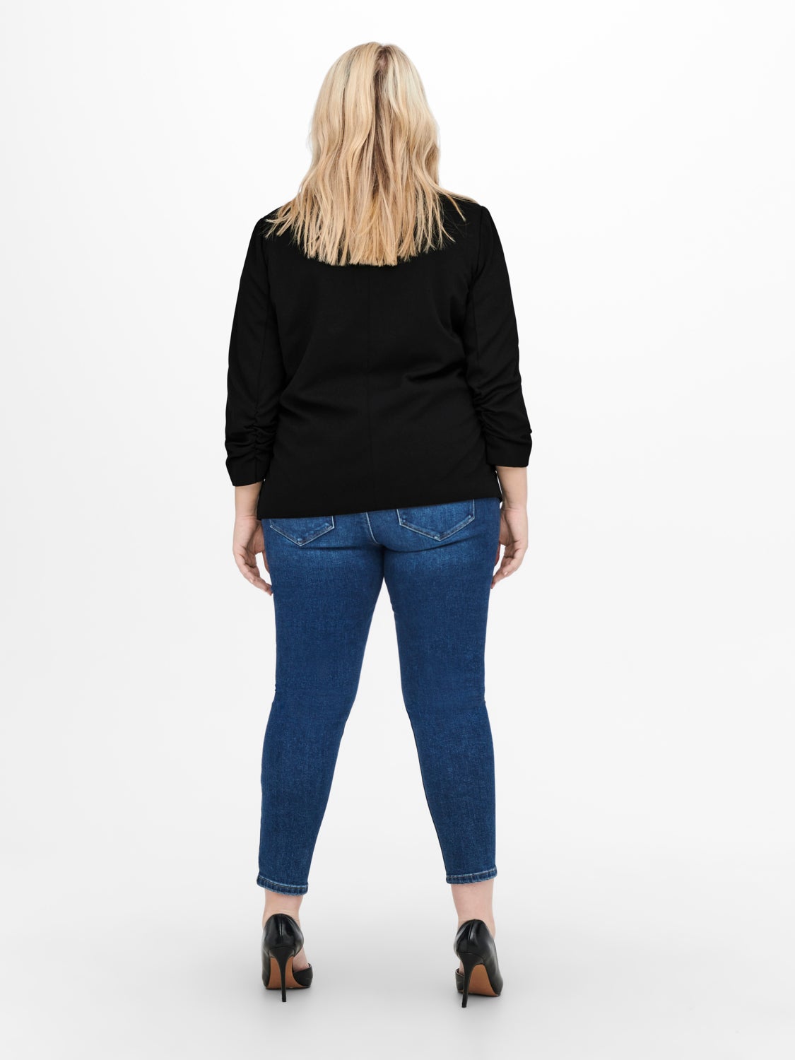 Curvy 3/4 sleeve Blazer