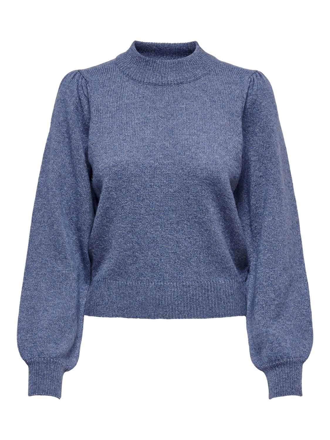 High neck knitted pullover