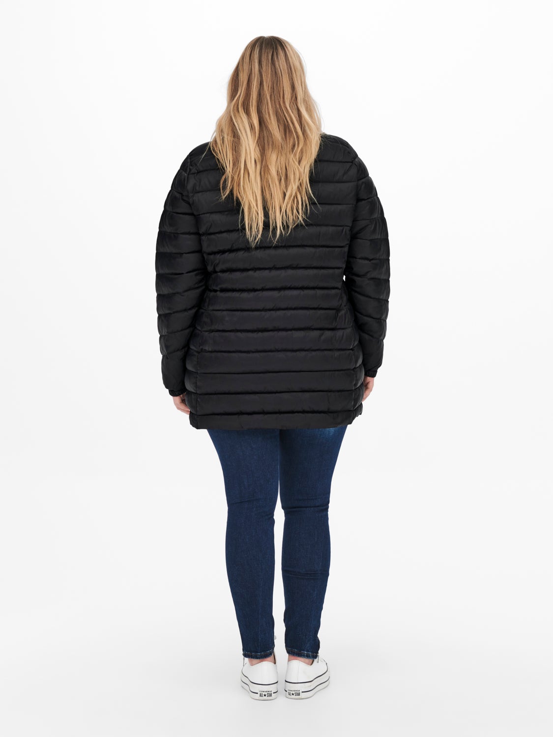 Curvy quilted coat