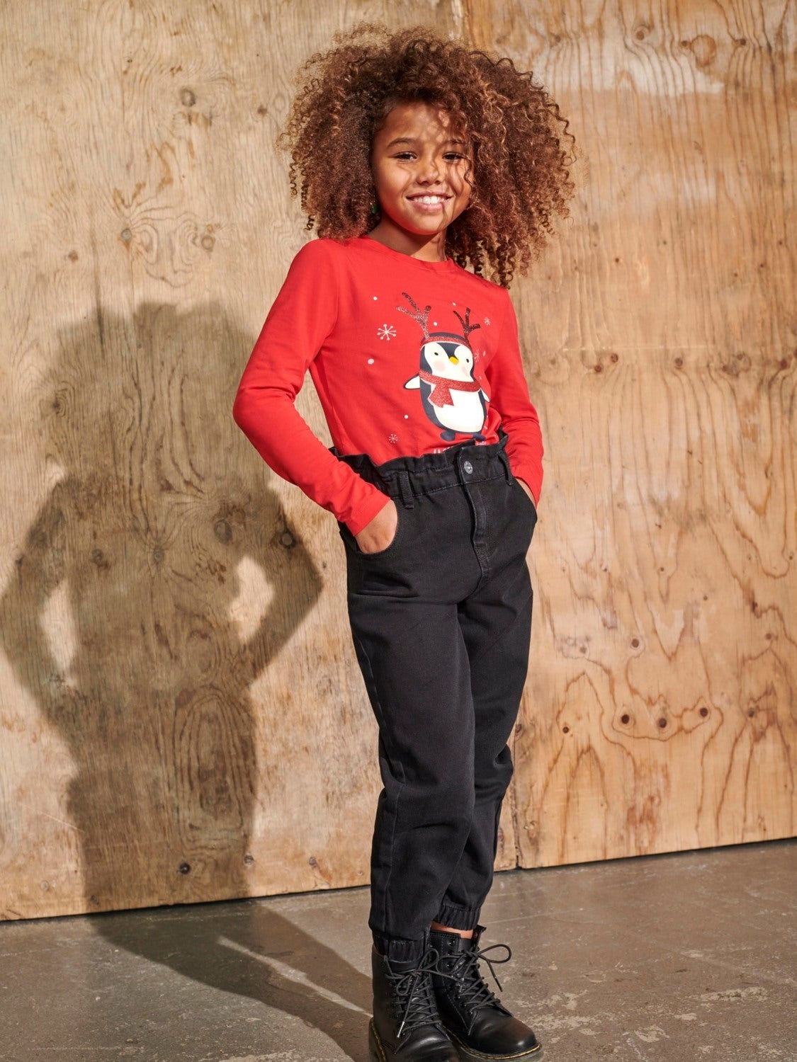 Christmas pattern T-shirt