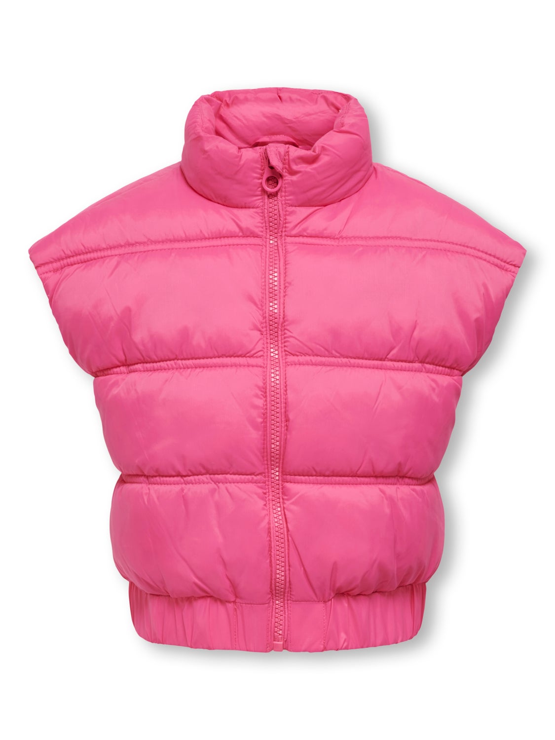 High neck puffer gilet
