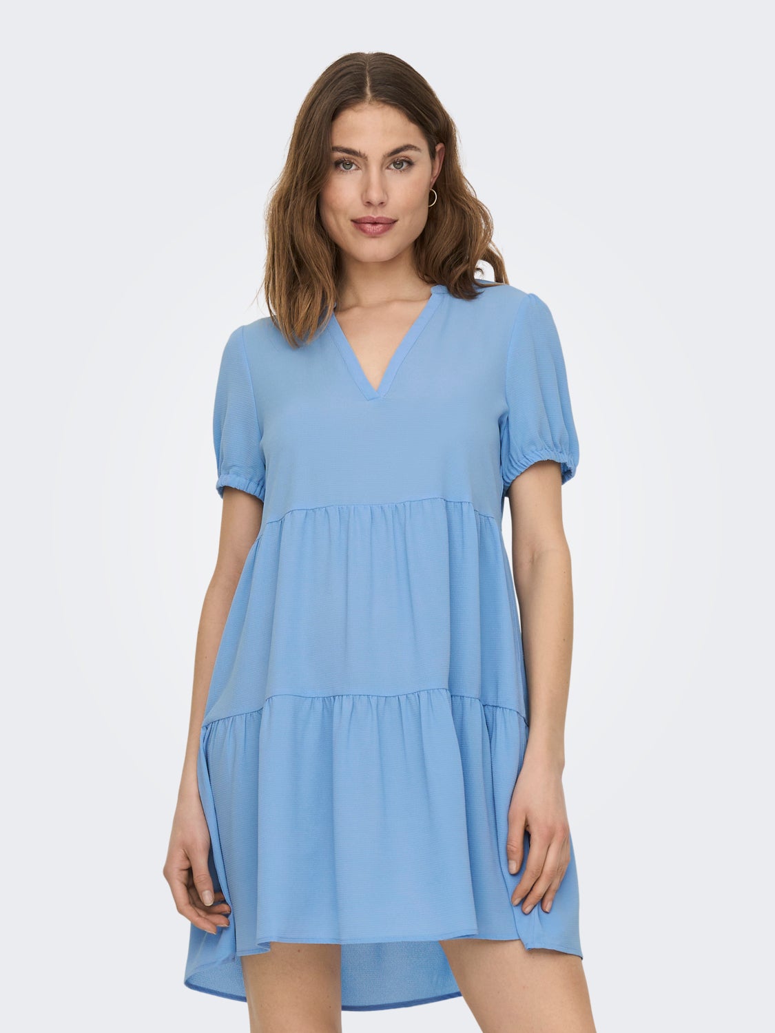 Regular fit v-neck dress