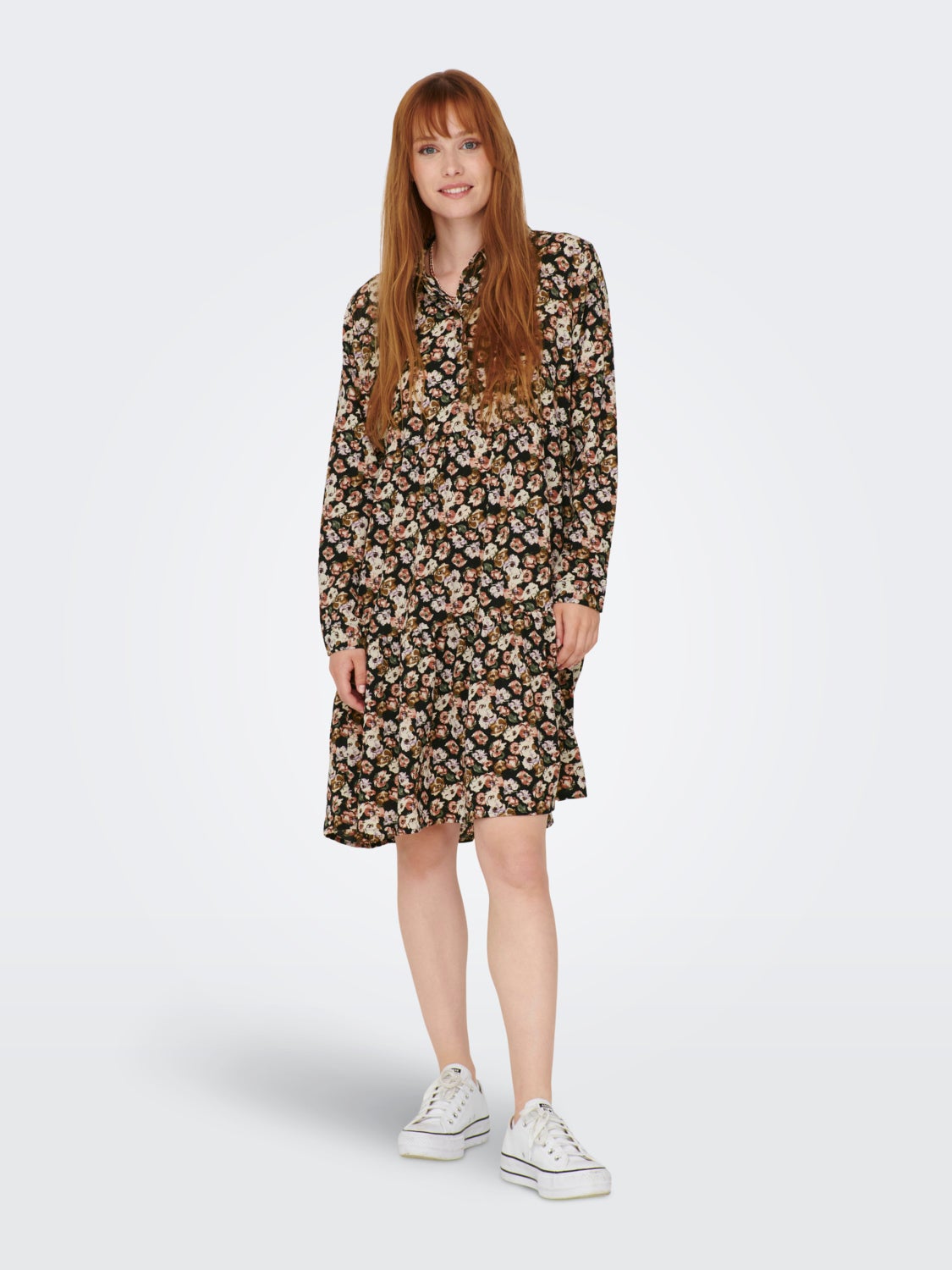 Mini dress with print