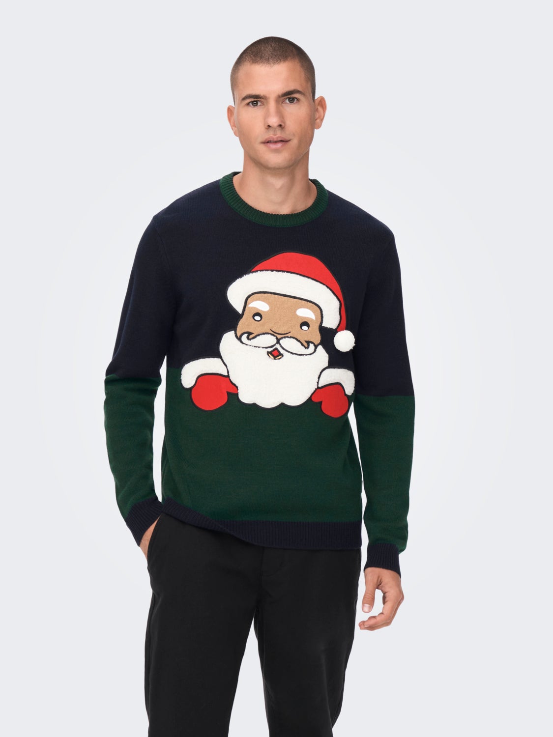 Christmas knitted pullover