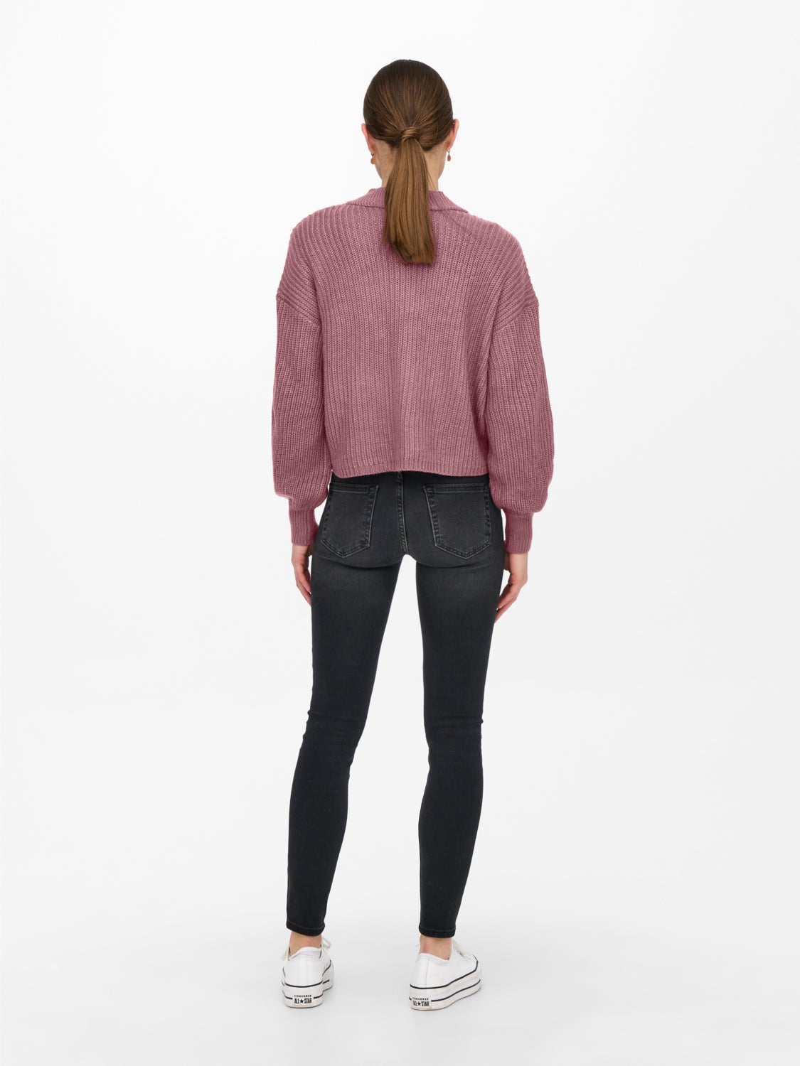 Solid colored Knitted Cardigan