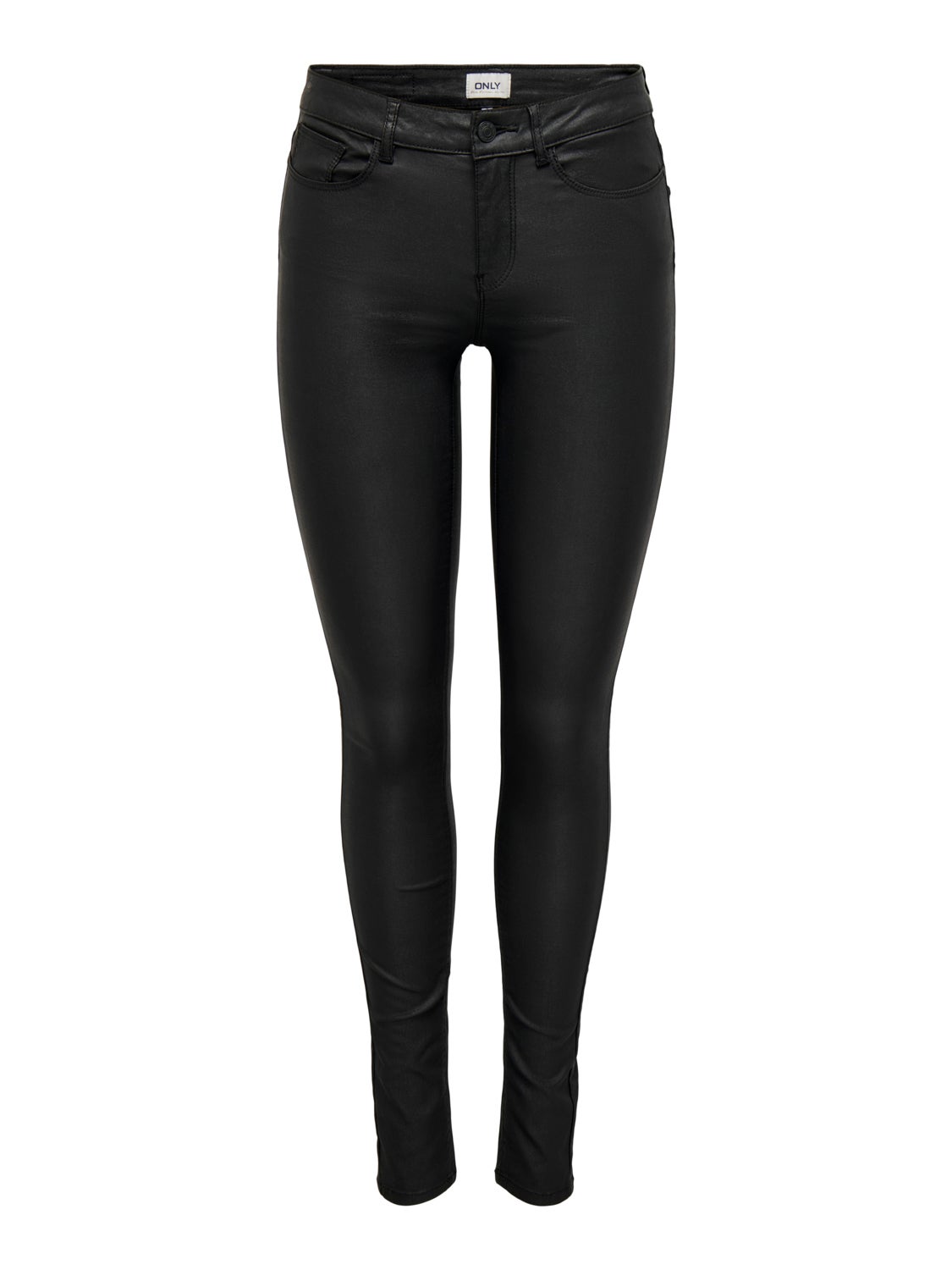 ONLAnne mid coated Skinny fit jeans