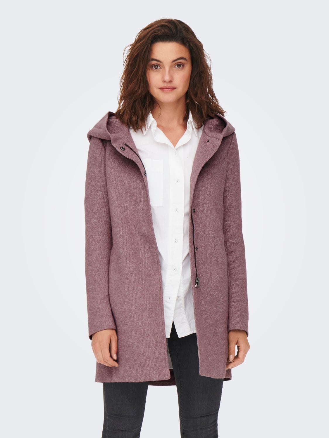 Coat with hood