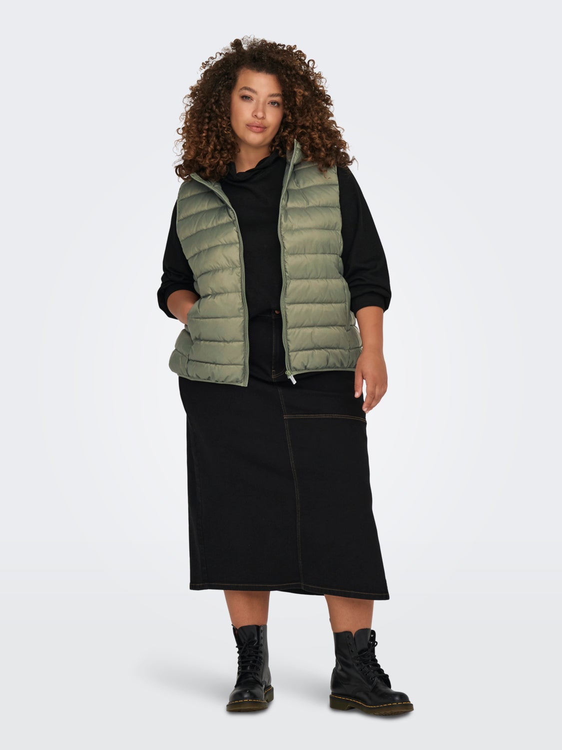 Curvy Hooded vest