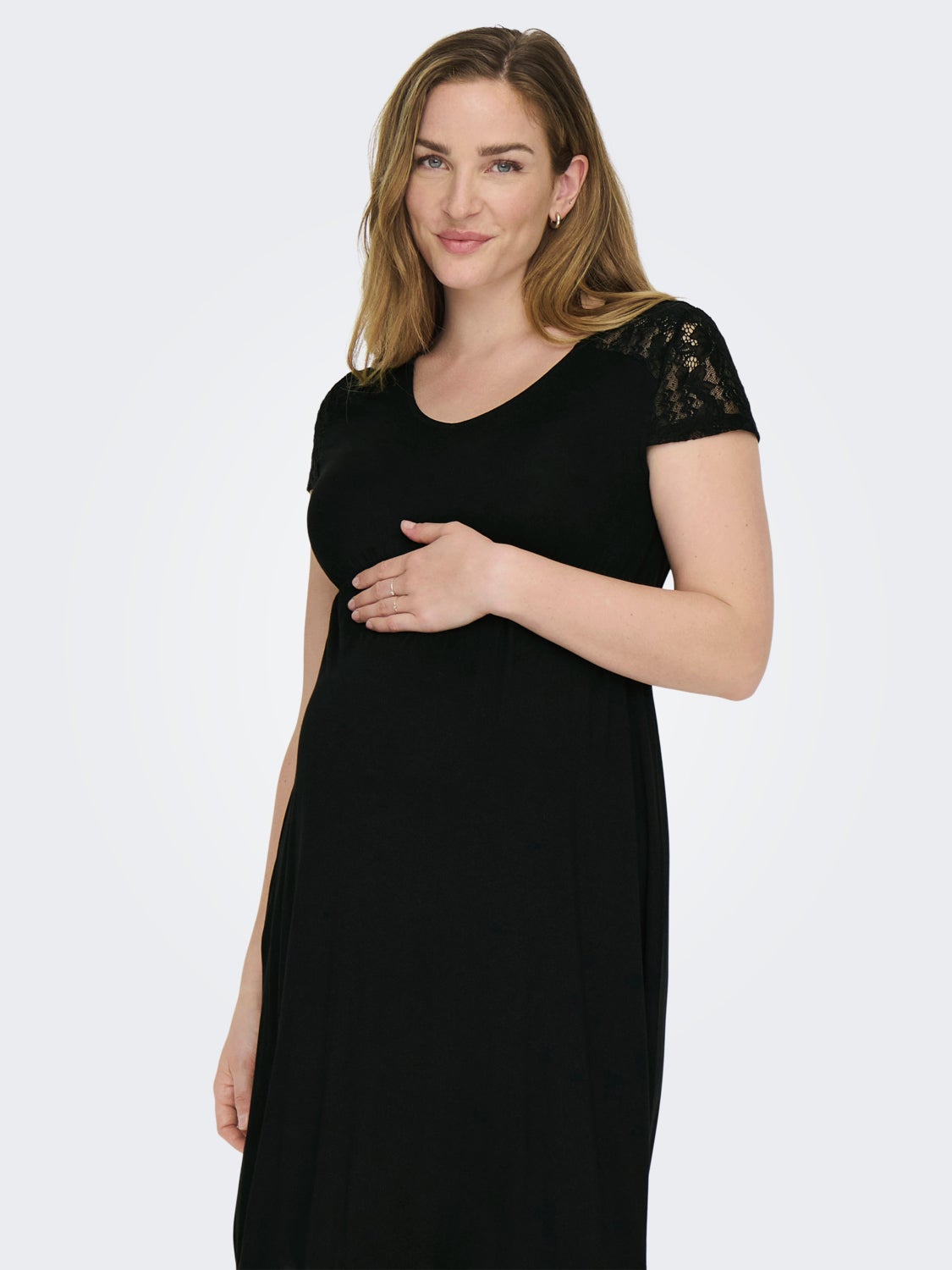 Mama dress with lace detail