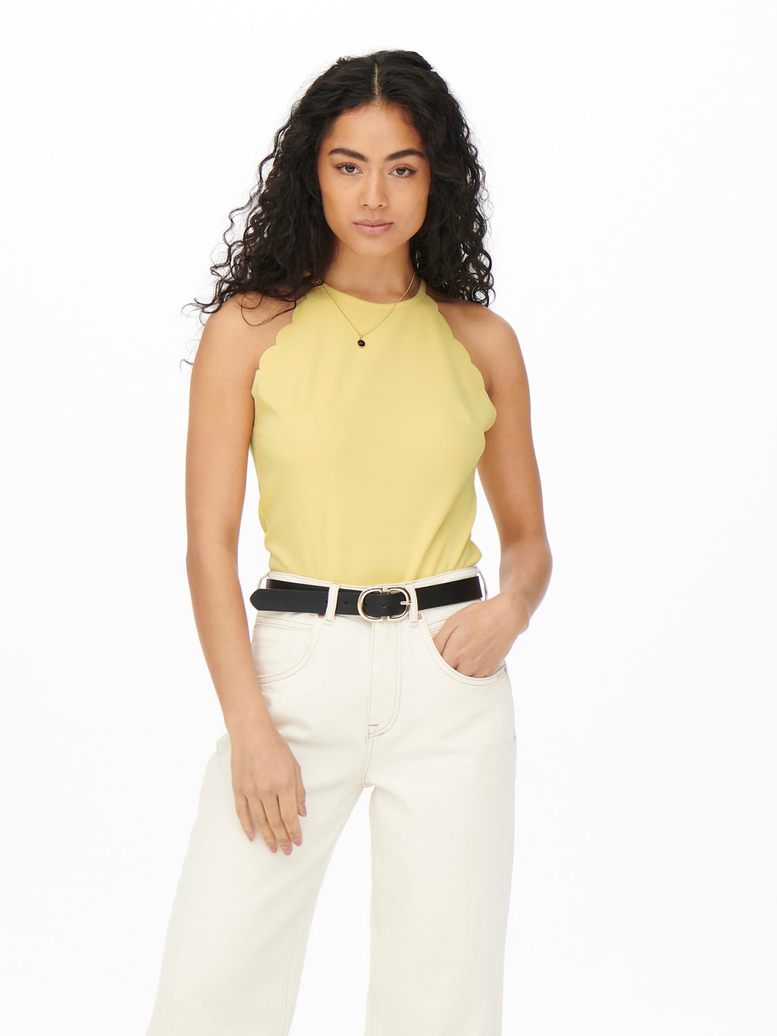 Regular Fit O-Neck Top