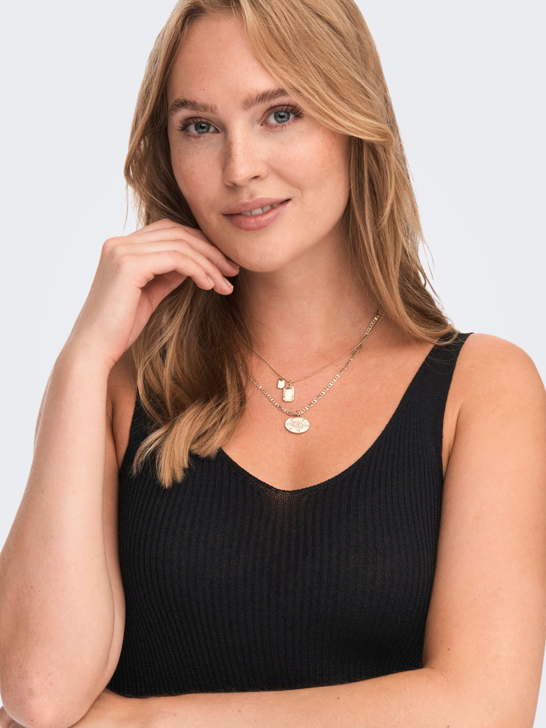 V-neck Sleeveless Top