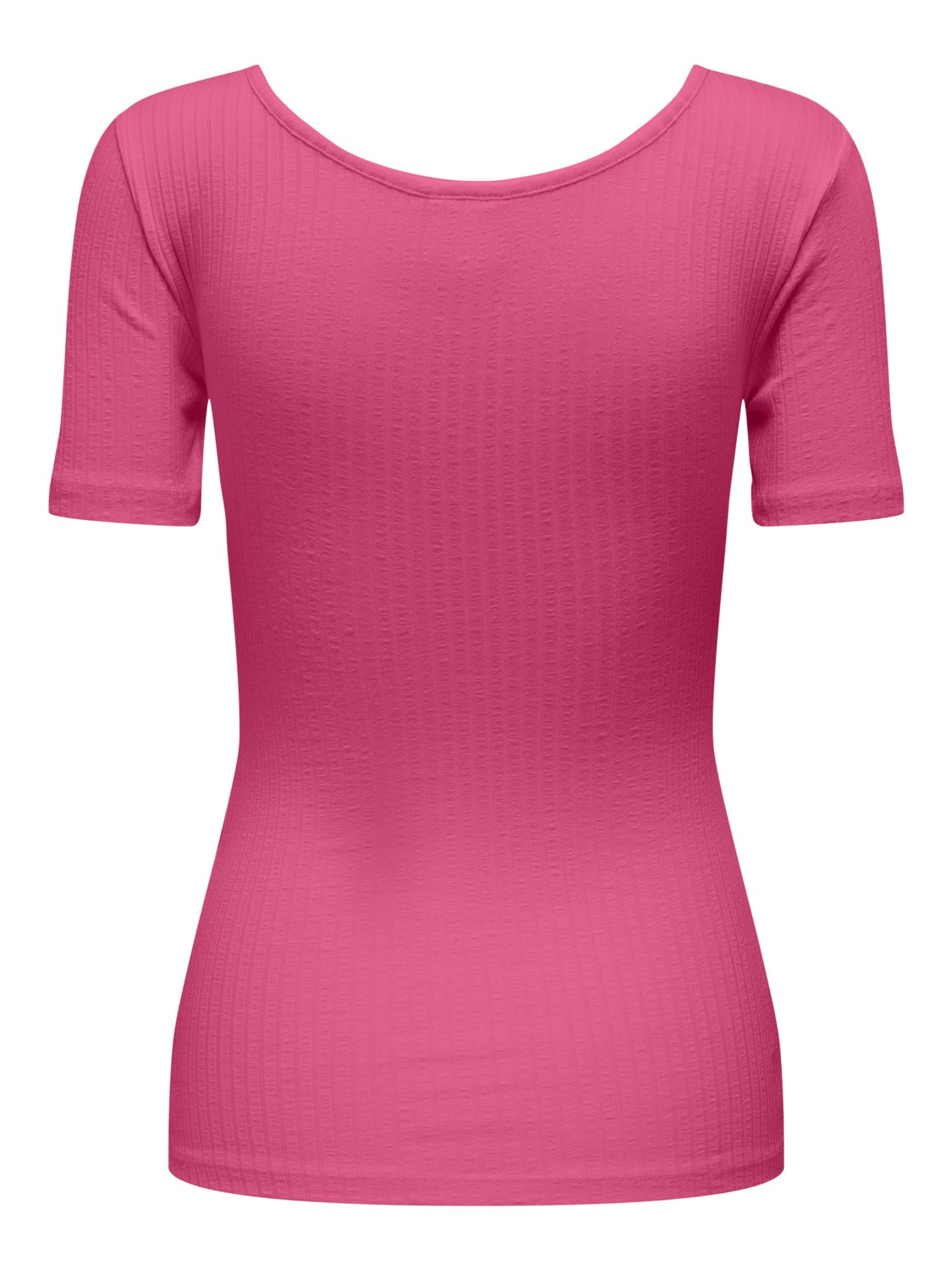 O-Neck T-shirt with Buttons