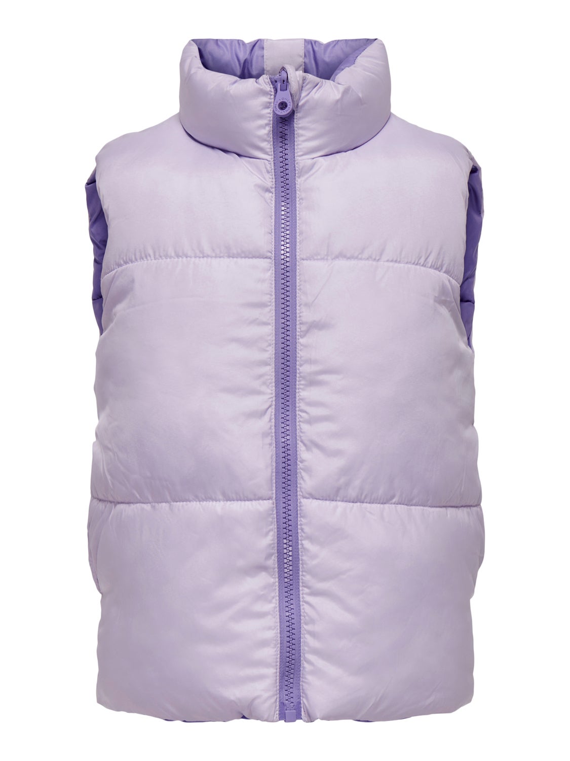 high-neck vest