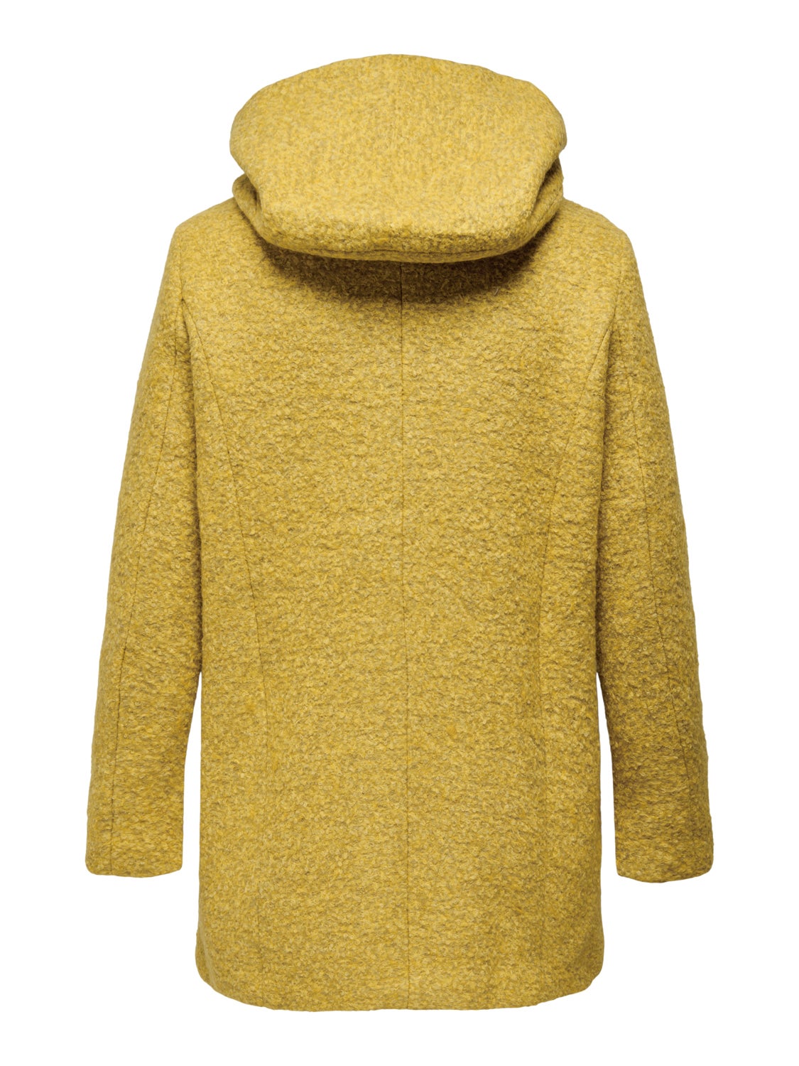 Curvy boucle wool Coat