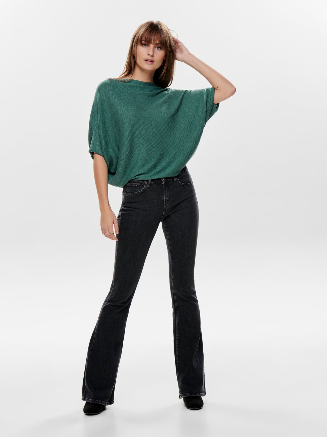 Batsleeve Knitted Pullover