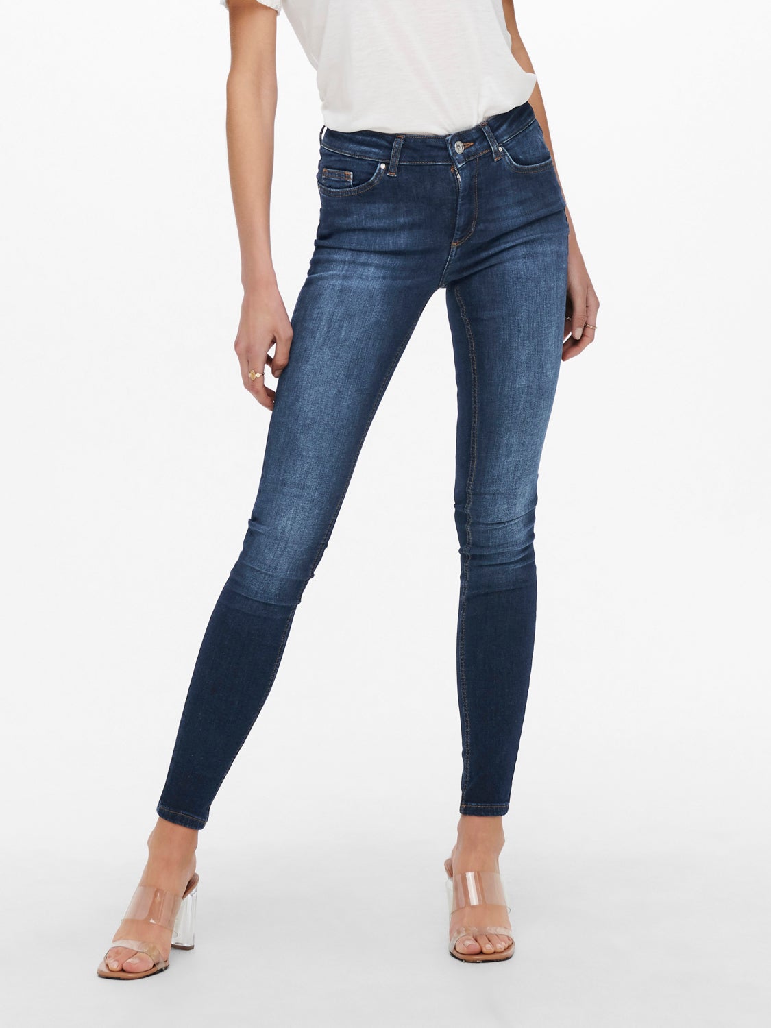 ONLBlush Life Mid Skinny fit jeans