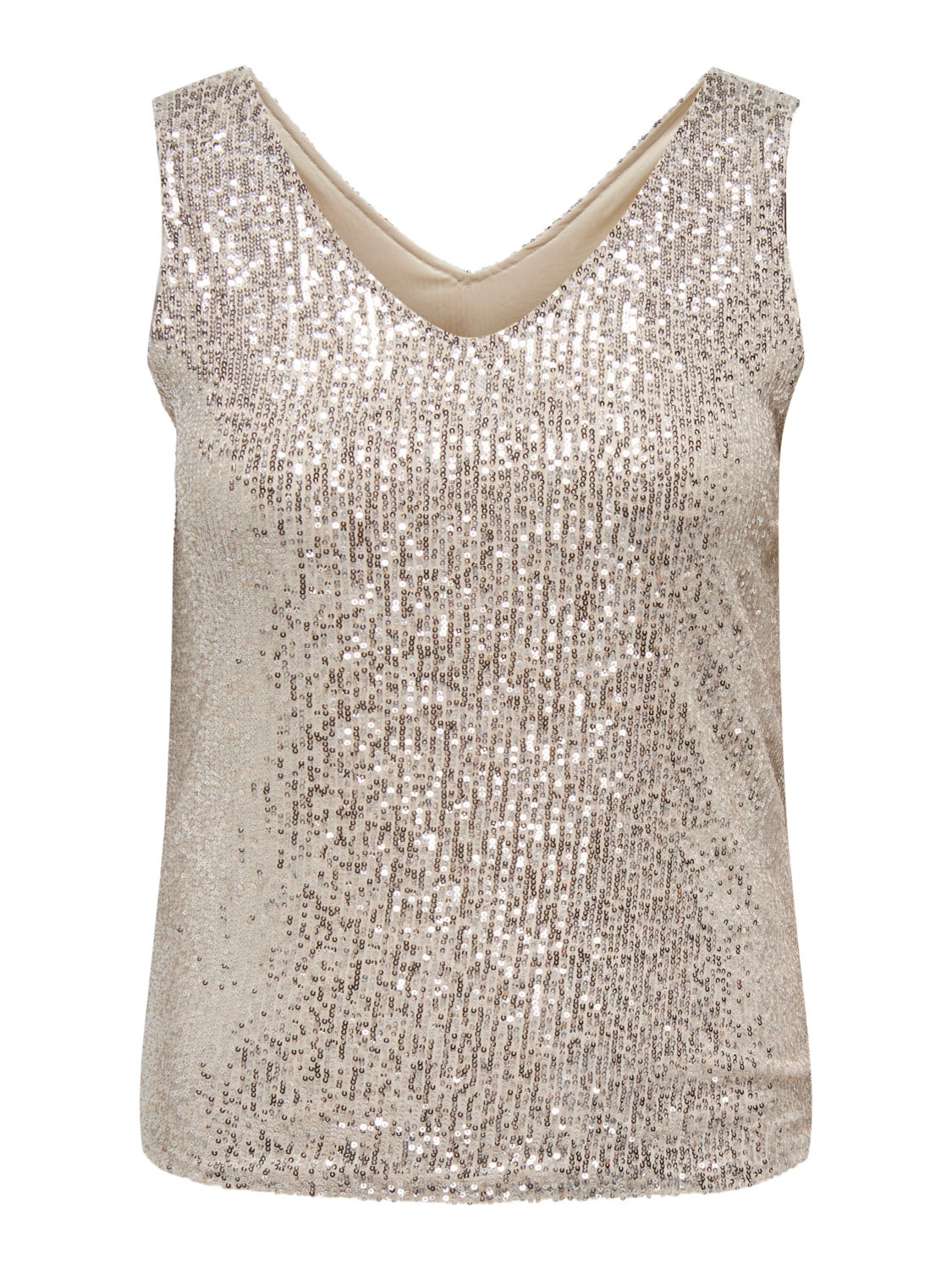 Curvy sequin top