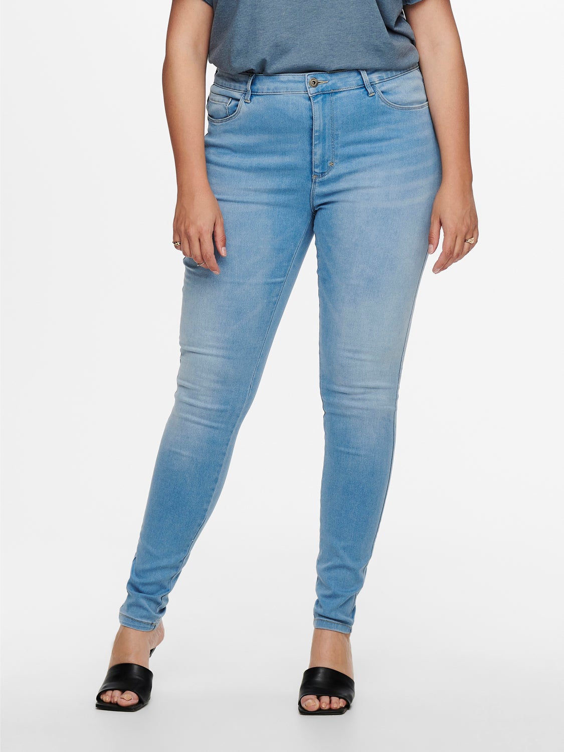 Curvy CarAugusta hw Skinny fit jeans
