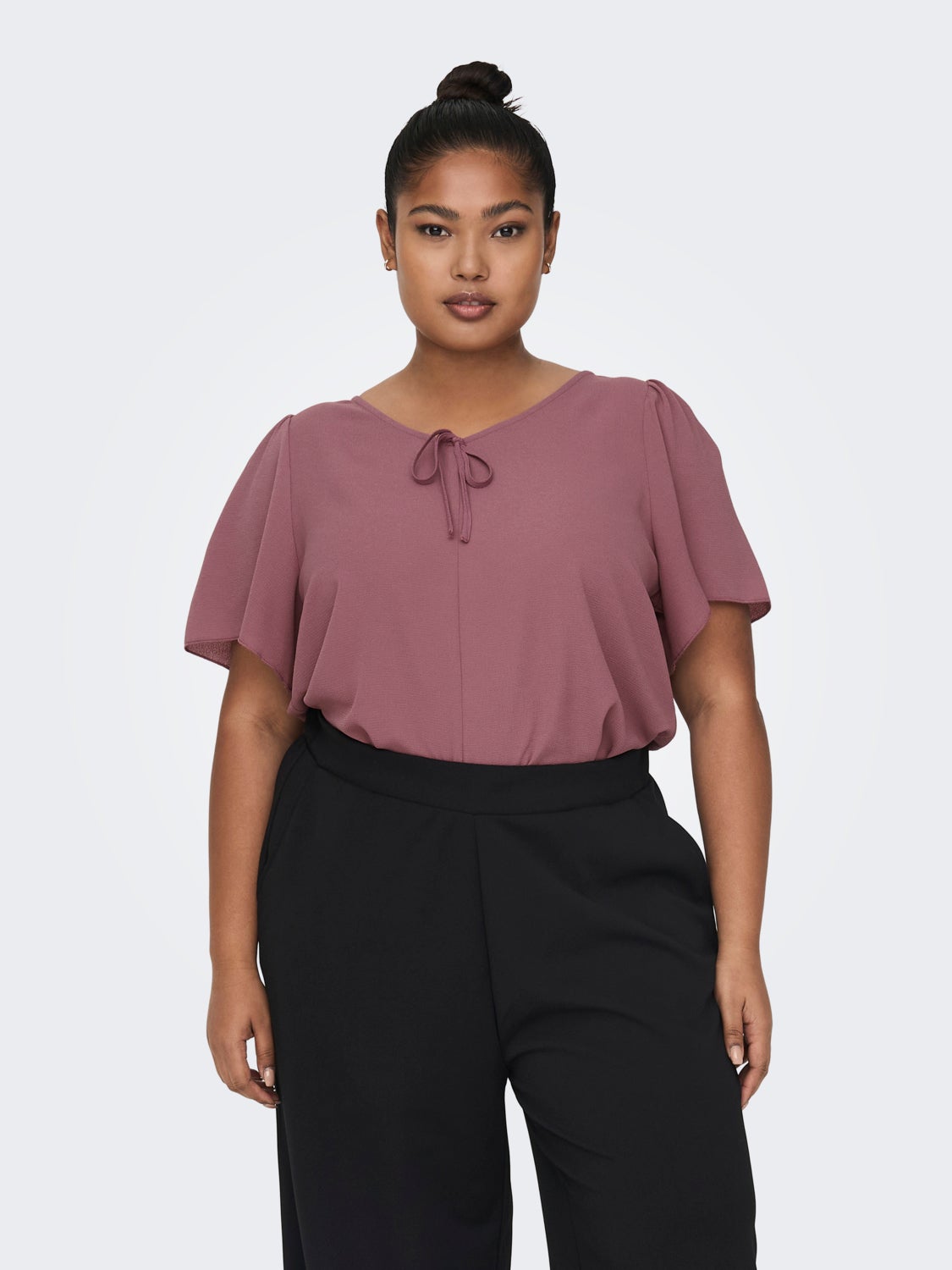 Curvy u-neck Top