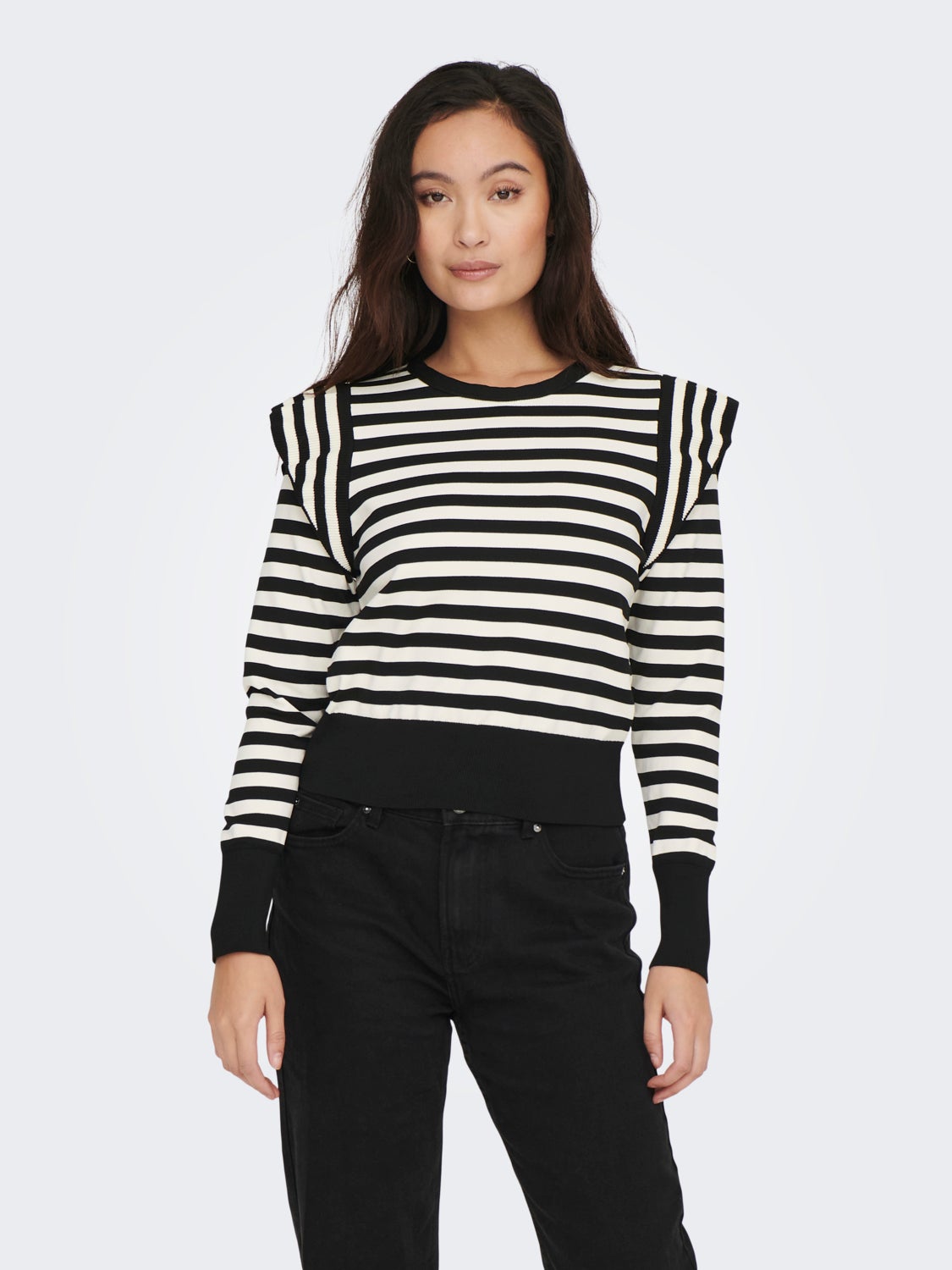 Striped Knitted Top