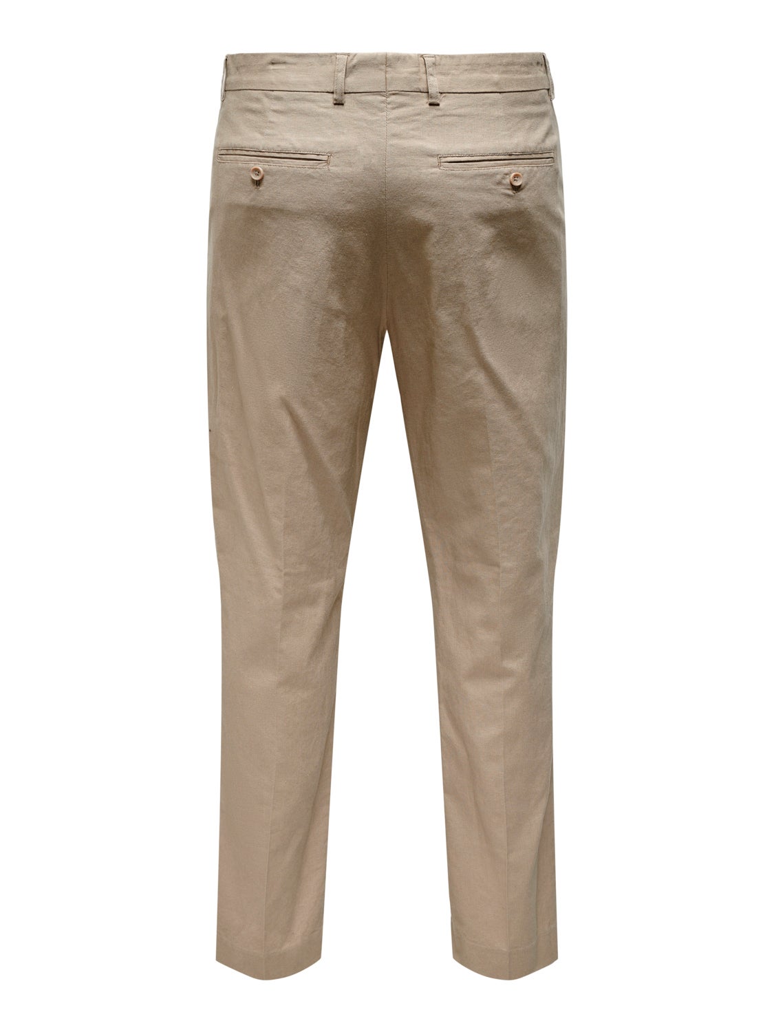 Linen blend chinos