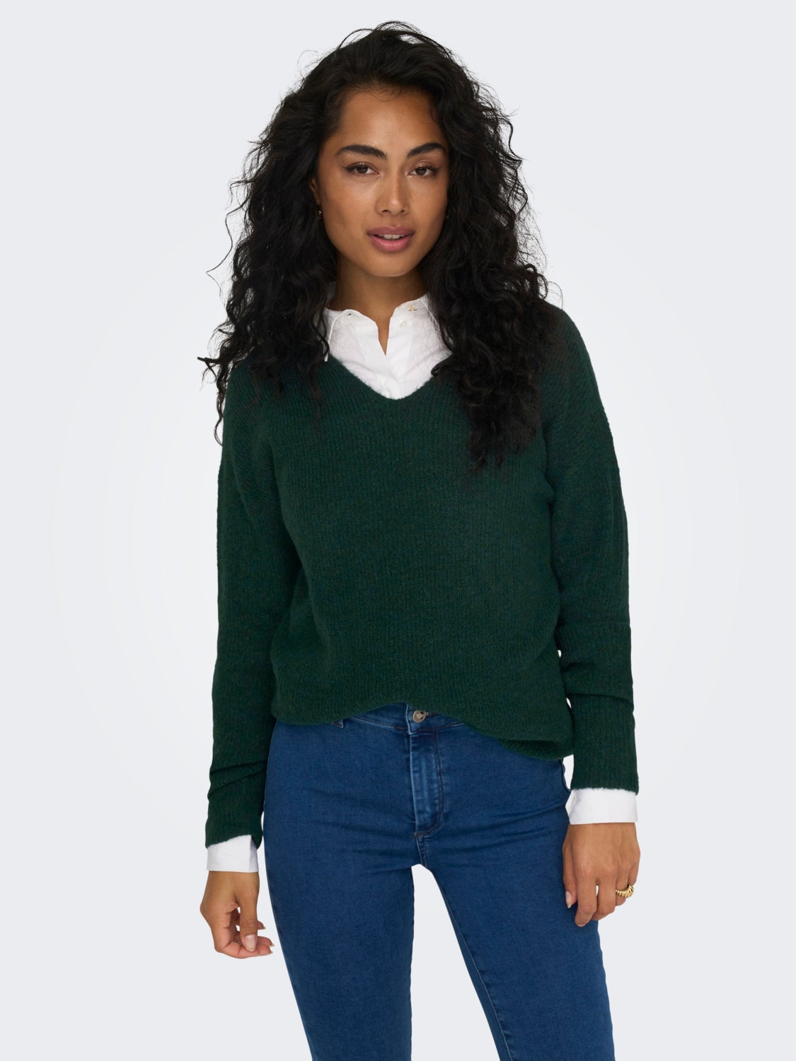 V-neck Knitted Pullover