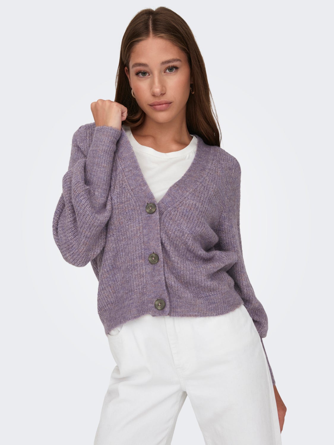 Rib Knitted Cardigan