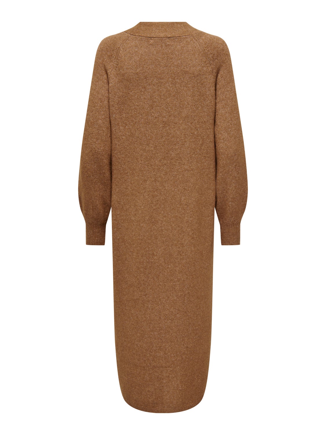 Long cardigan with balloon sleeves