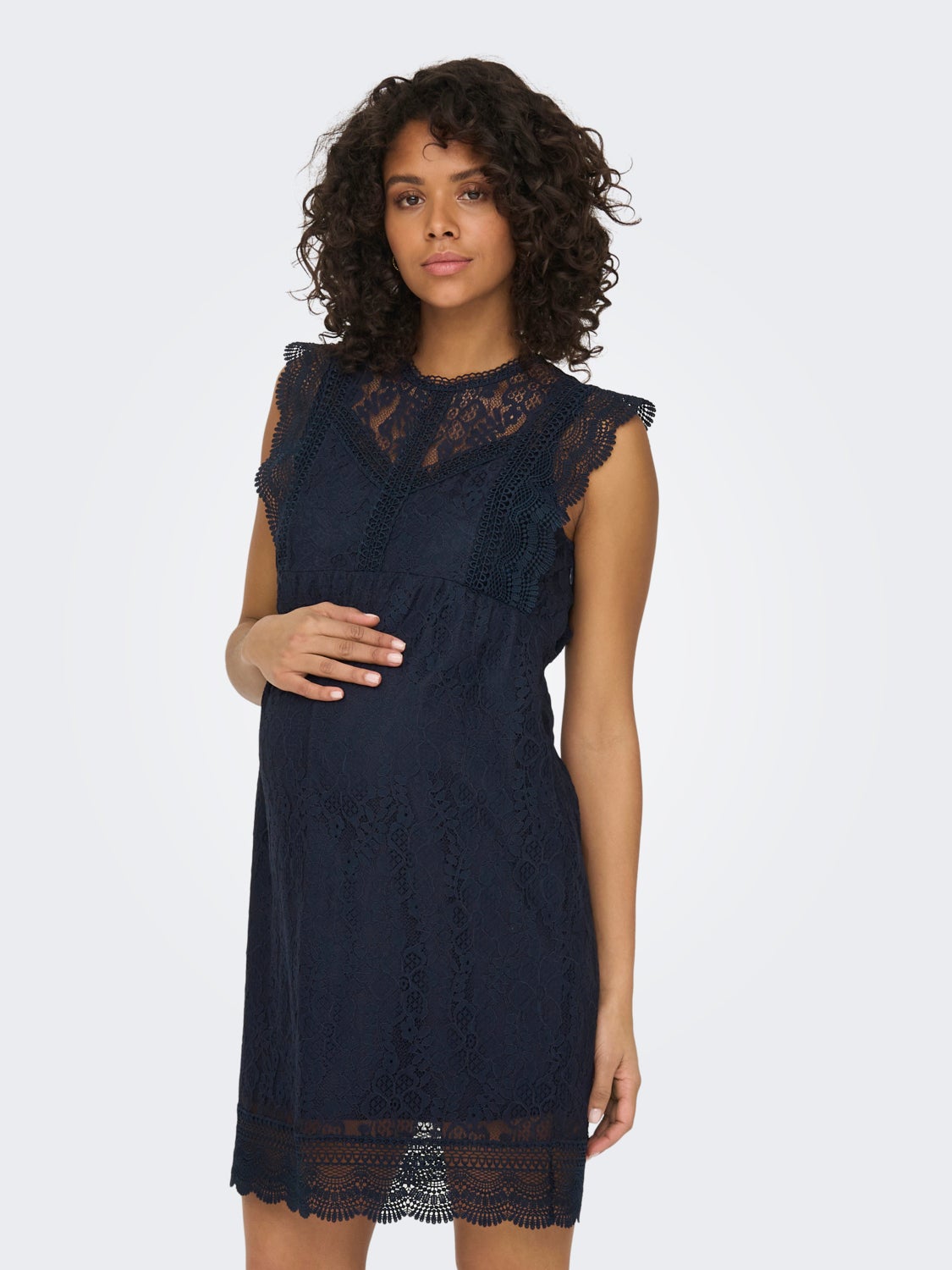 Mama short sleeve Lace dress