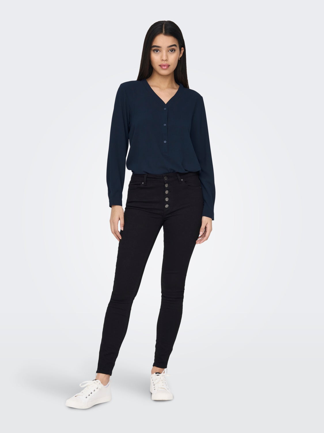 V-neck placket Shirt