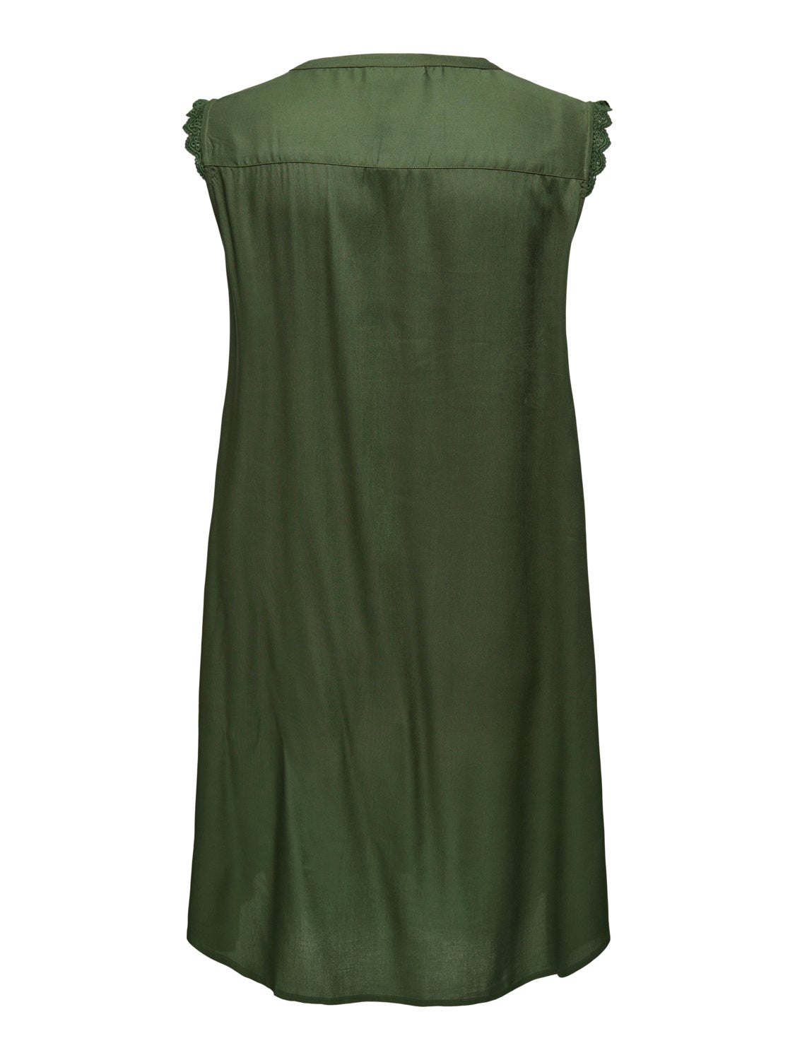 Curvy viscose fitted Sleeveless dress