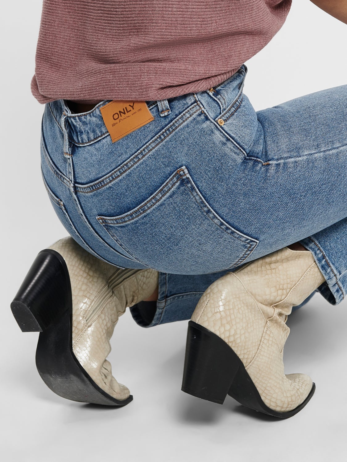 ONLEmily life hw ankle Straight fit jeans