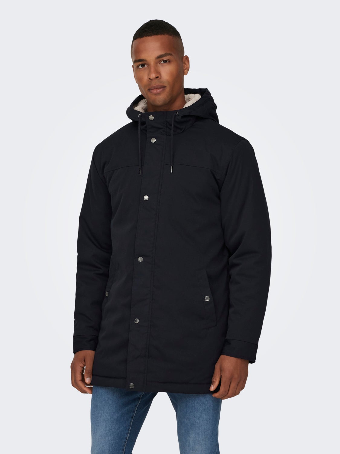 Hooded parka jacket