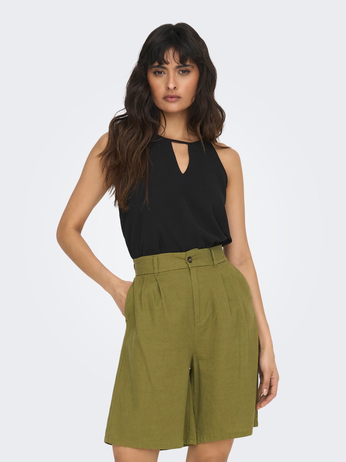 Regular Fit O-Neck Top