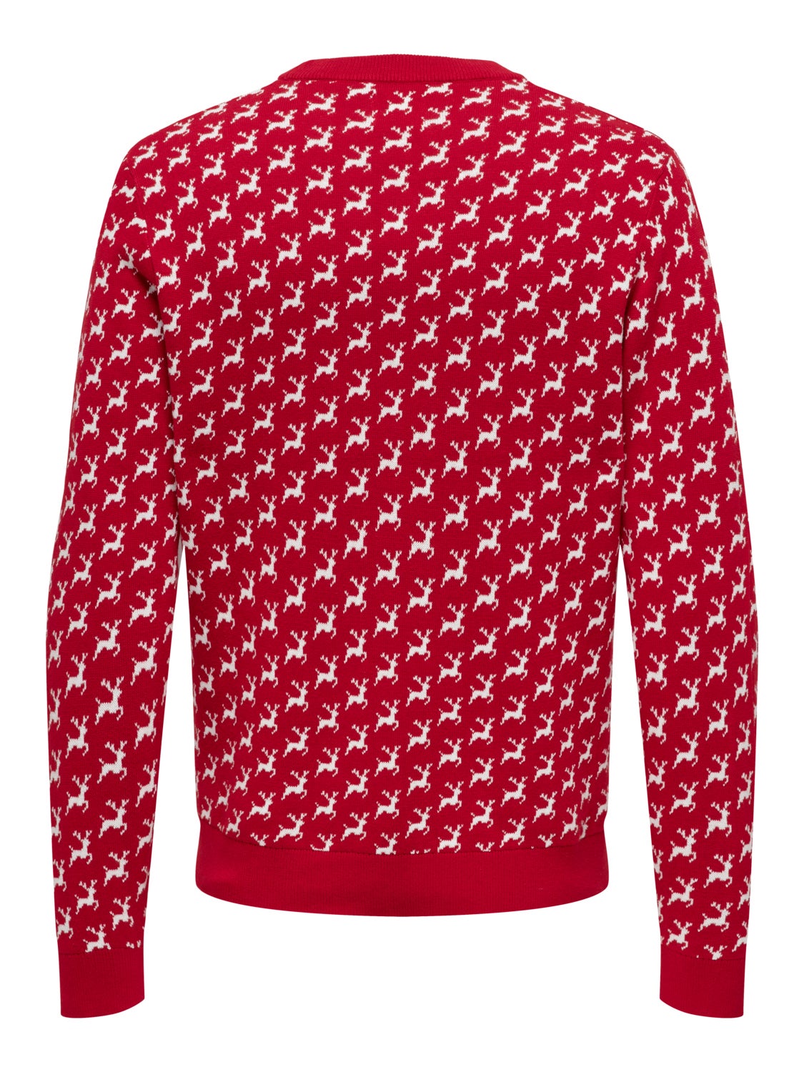Crewneck christmas knitted pullover