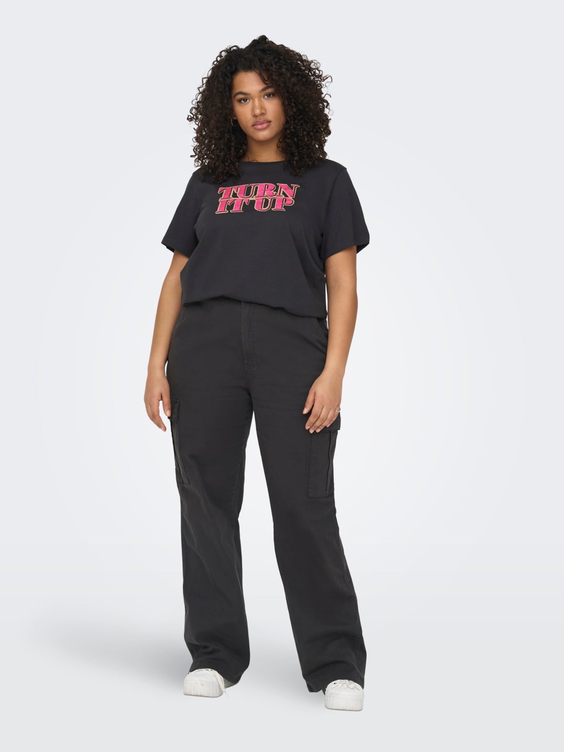 Curvy printed t-shirt