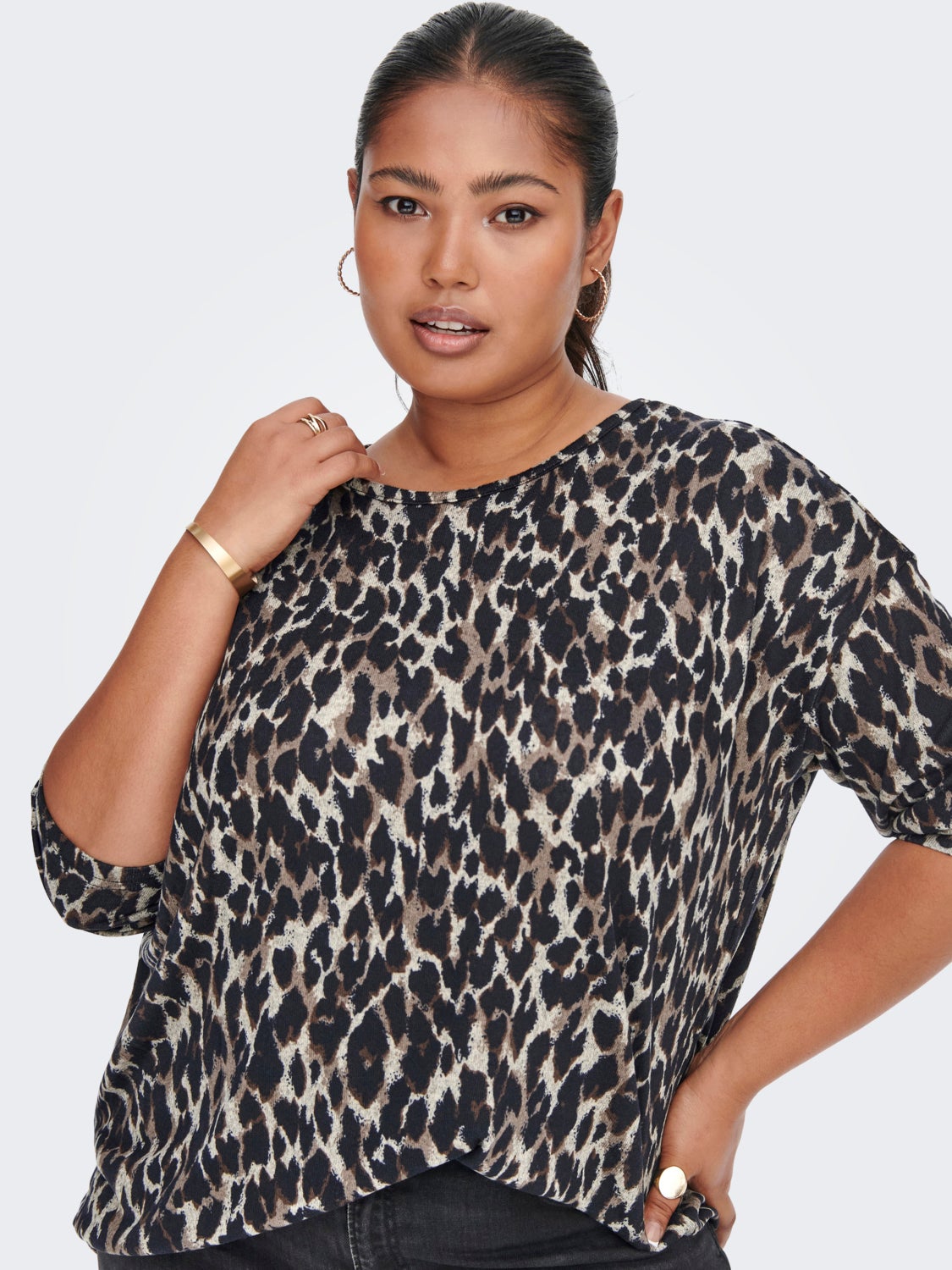 Curvy printed Top