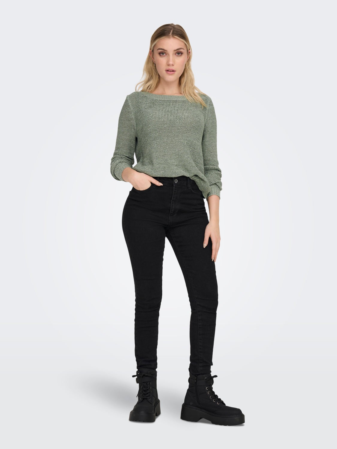 Texture Knitted Pullover