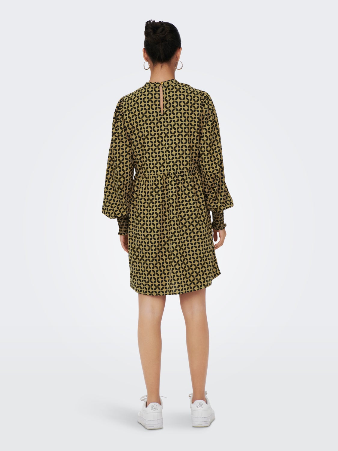 Patterned Long Sleeved dress