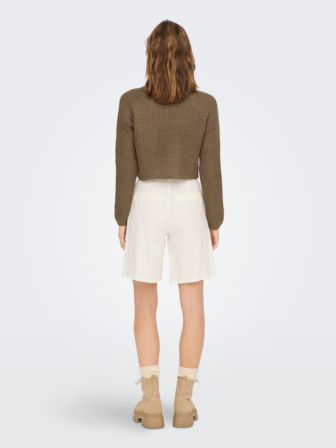 Cropped Knitted Pullover
