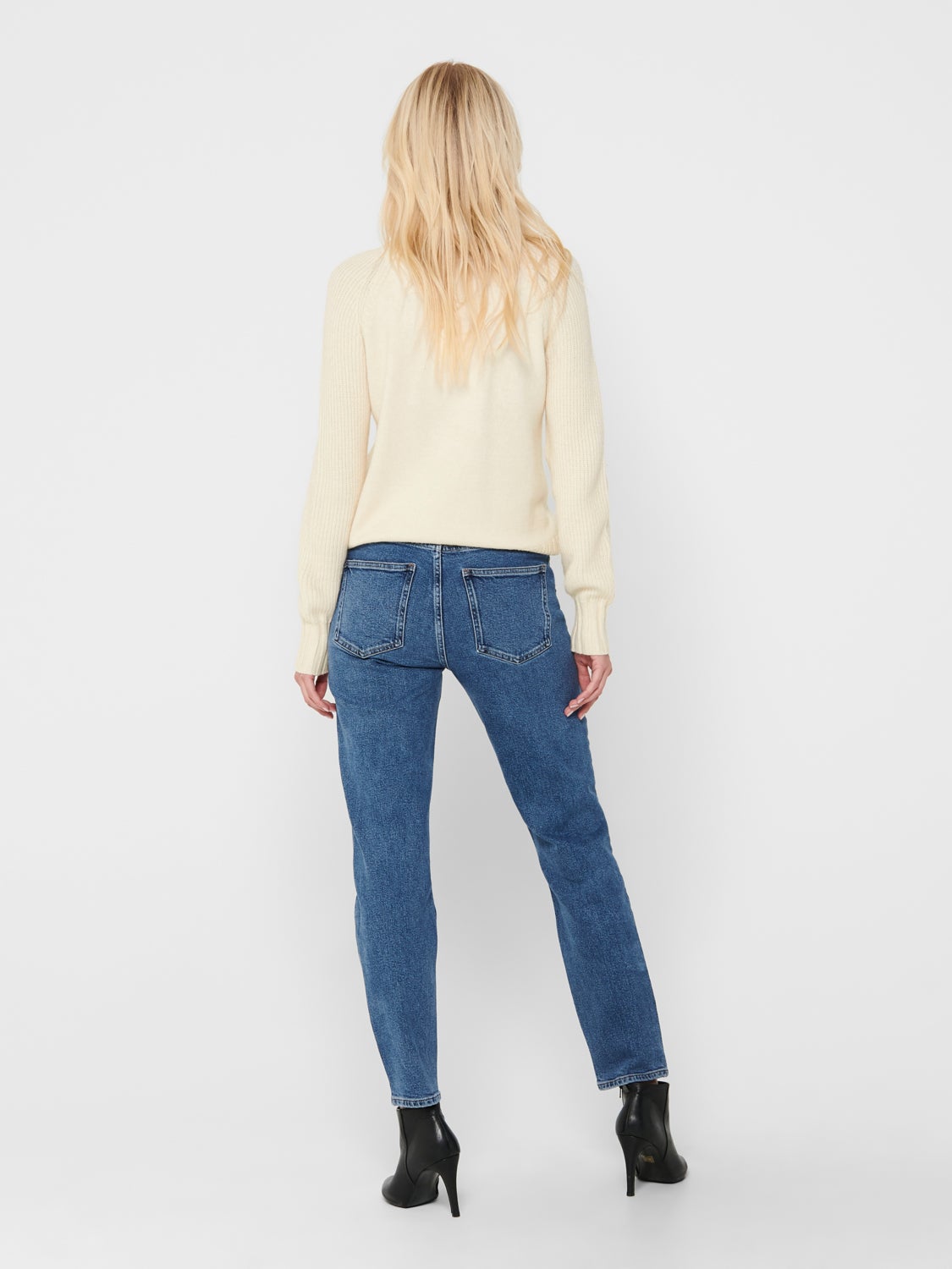 JDYKaja Life high ankle Straight fit jeans