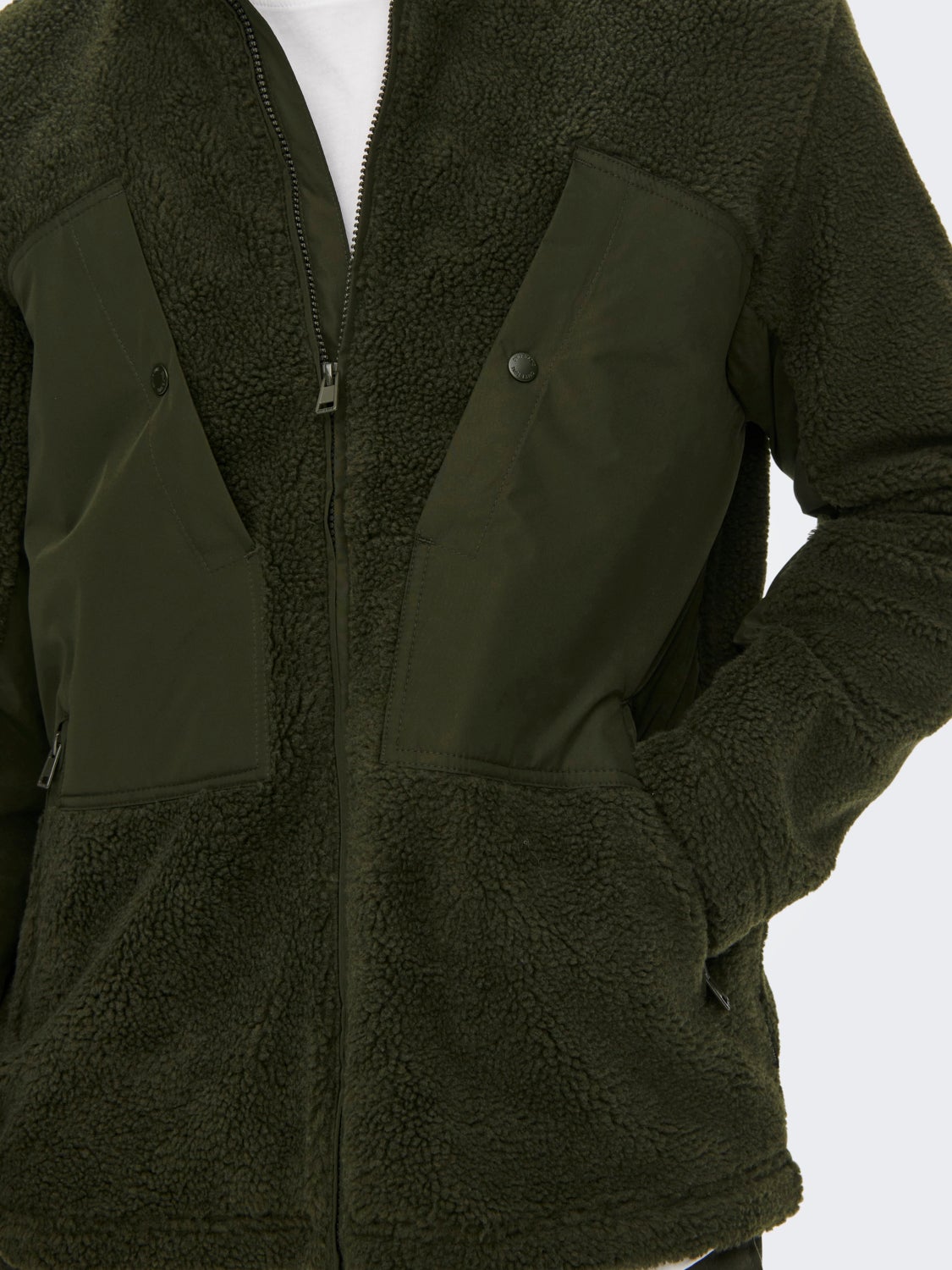 Sherpa mix jacket