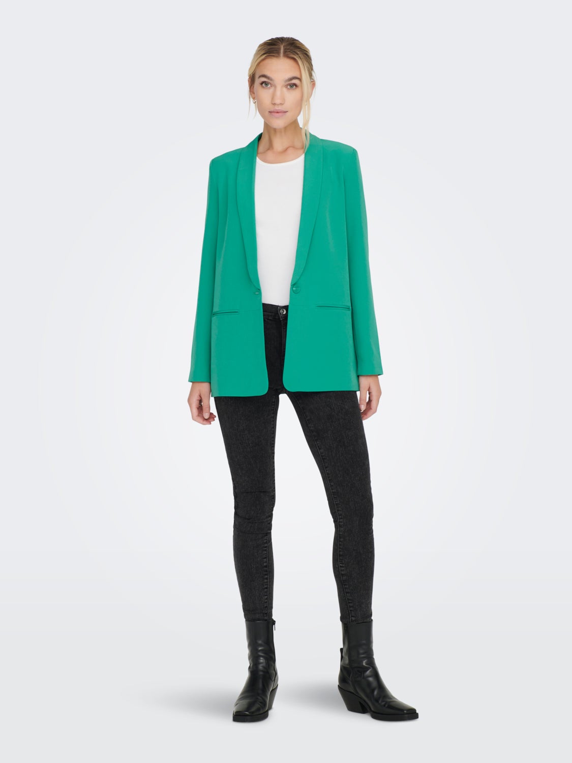 Classic box fit blazer
