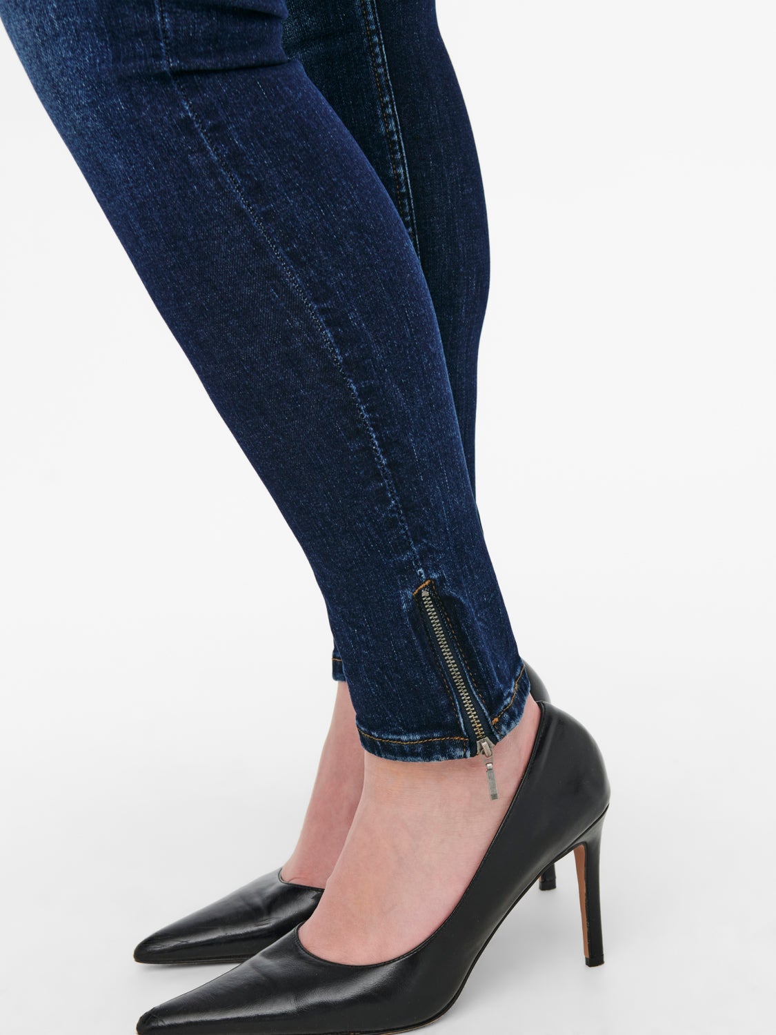 Curvy CARKarla Destroyed Ankle high waisted skinny jeans