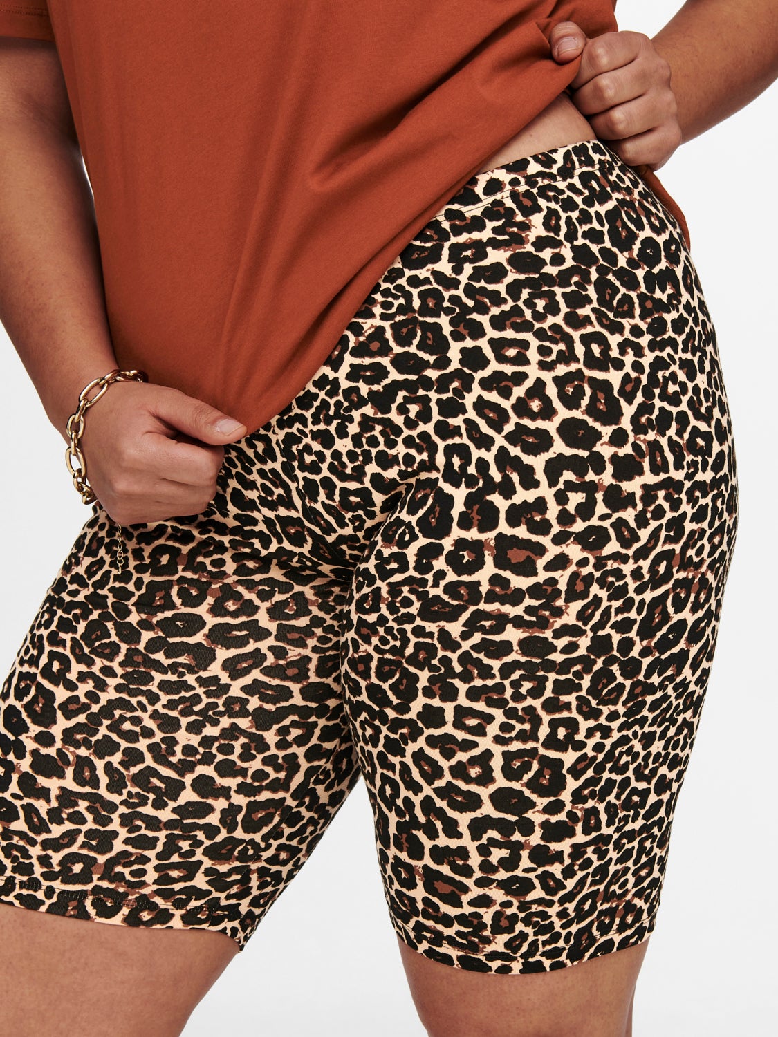 Curvy printed Shorts