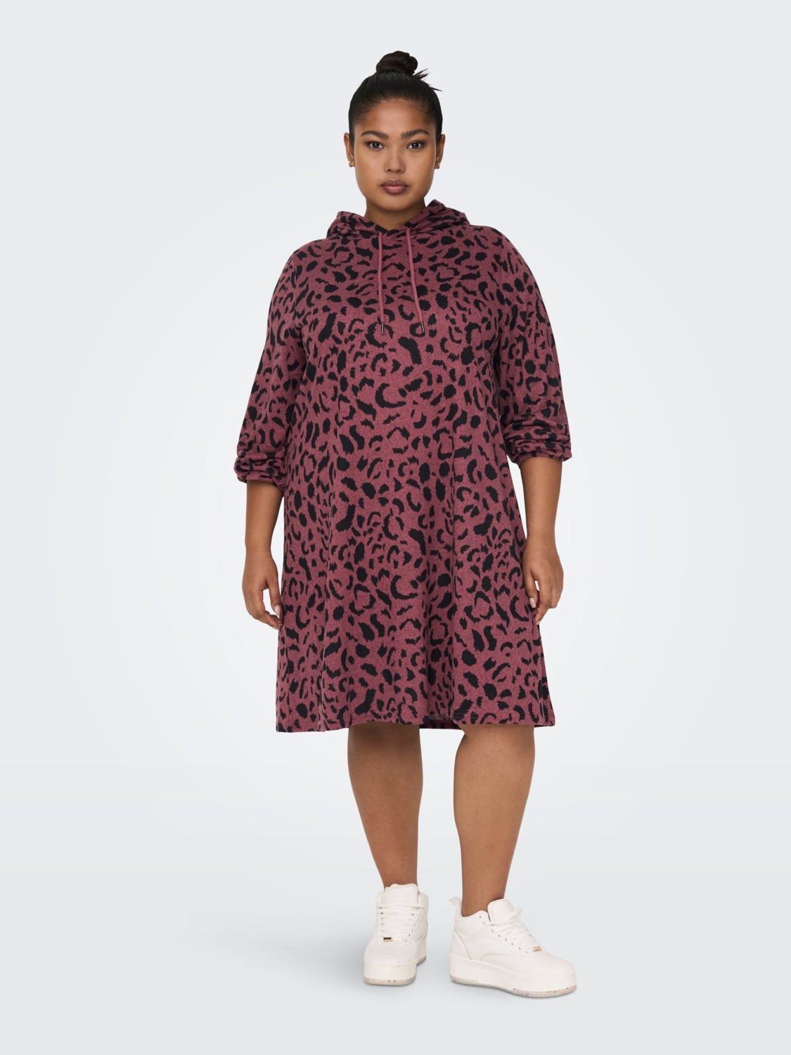 Curvy hoodie dress