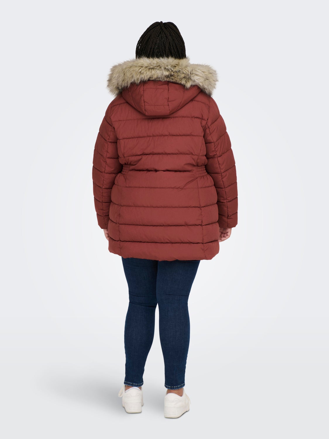 Curvy long Quilted jacket